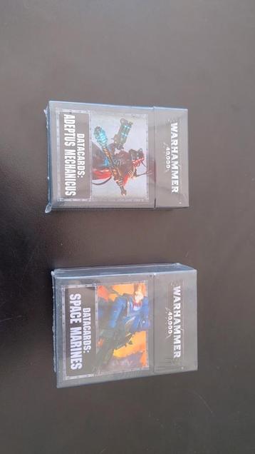 Warhammer 40k datacards space marines adeptus mip sealed beschikbaar voor biedingen