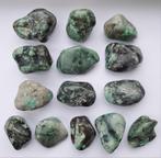 Smaragd edelstenen gepolijst edelsteen verzameling emerald, Ophalen of Verzenden, Mineraal