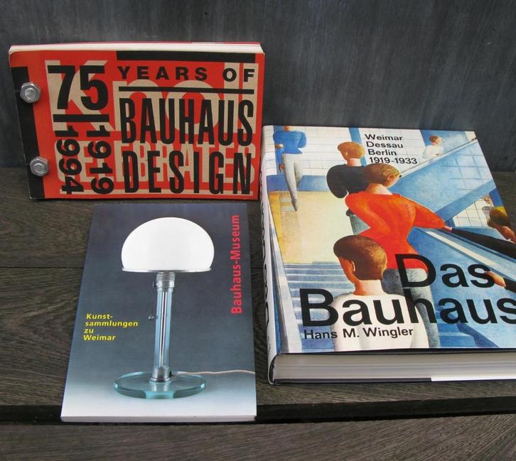 3 BOEKEN KUNST BAUHAUS WEIMAR/DESSAU/BERLIN, Boeken, Kunst en Cultuur | Beeldend, Gelezen, Ophalen of Verzenden