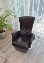 Relax Fauteuil leer draaibaar accu, Ophalen, Gebruikt, Minder dan 75 cm, Leer