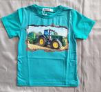T Shirt met Tractor Print John Deere 134/140 (302)