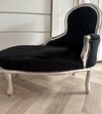 Zwarte sofa bankje, Huis en Inrichting, Ophalen, Gebruikt, 75 tot 100 cm