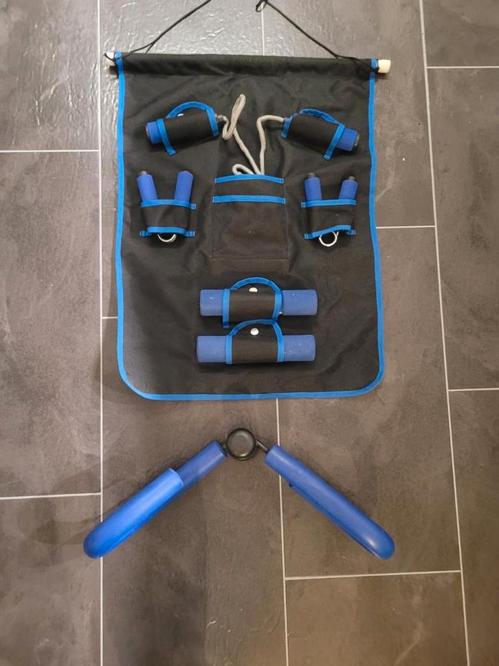 Compleet Fitness Setje voor Thuis, Sport en Fitness, Fitnessmaterialen, Gebruikt, Overige typen, Armen, Benen, Borst, Buik, Rug