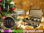 Kerst! Chafing Dish tehuur + evt Party tent 6x3 /tafel etc, Ophalen, Nieuw, Kerst of Sinterklaas