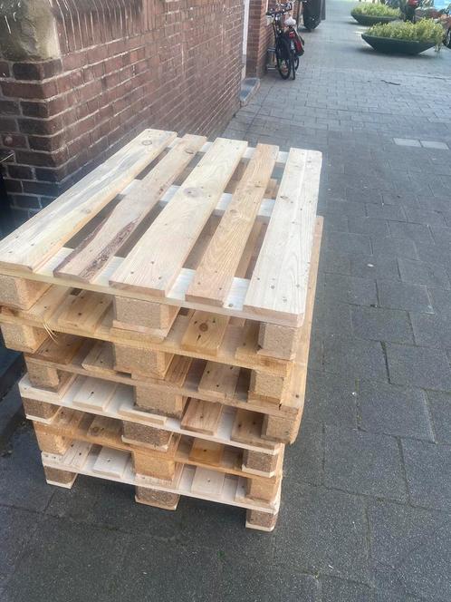 6x europallet europallets NIEUW (gratis bezorgd Amsterdam), Doe-het-zelf en Verbouw, Hout en Planken, Zo goed als nieuw, Geïmpregneerd