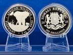 (10079) SOMALI ELEPHANT 2025 TWO OUNCE, Ophalen of Verzenden, Overige landen, Losse munt, Zilver