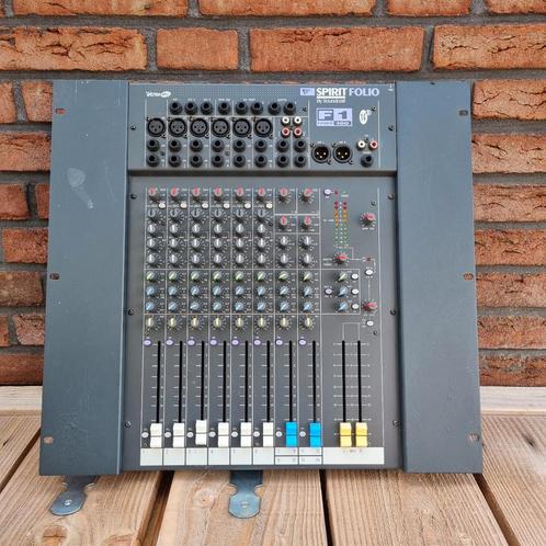 Soundcraft Spirit Folio F1 Mengpaneel met PSU, Muziek en Instrumenten, Mengpanelen, Gebruikt, 10 tot 20 kanalen, Microfooningang