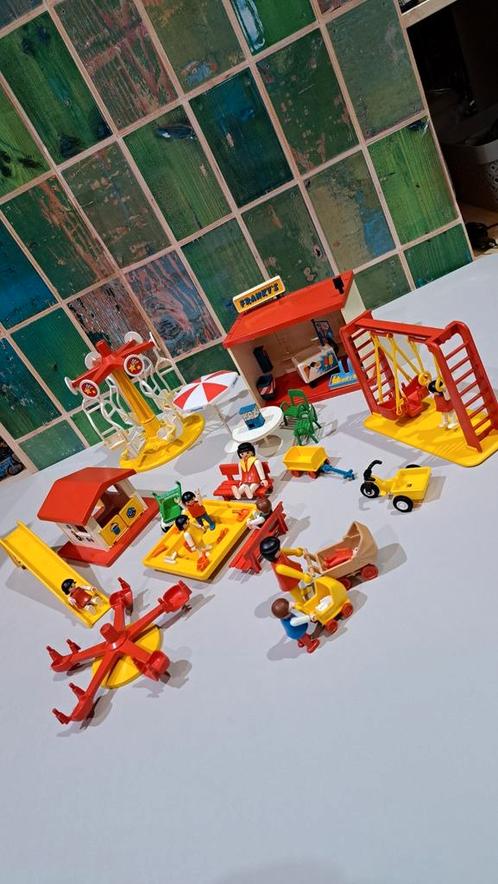 Buiten speeltuin van playmobil, Kinderen en Baby's, Speelgoed | Playmobil, Zo goed als nieuw, Complete set, Ophalen of Verzenden