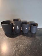 Elho kunststof bloempotten - diverse maten, Kunststof, Gebruikt, Rond, Ophalen of Verzenden