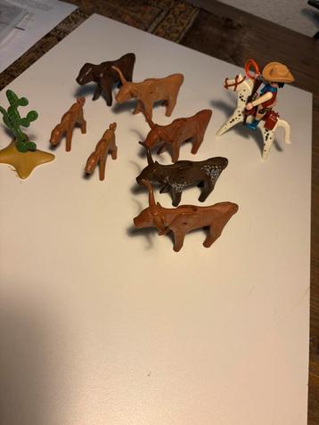 Playmobil 3749 longhorn met cowboy beschikbaar voor biedingen