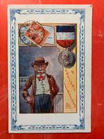 1910 Man met lintje, Verzamelen, Ophalen of Verzenden, Voor 1920, Gelopen, Overige thema's