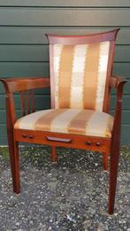 4 kersenhout Jugendstil eetkamer armstoelen, Ophalen
