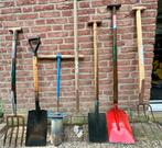 Schop, riek, schep, bats, hooivork etc. 7 stuks., Ophalen, Gebruikt, Schop