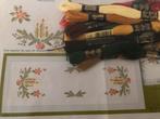 Borduurpakket kerst loper tafelkleed 40x100 cm, Ophalen, Zo goed als nieuw, Handborduren, Borduurpakket