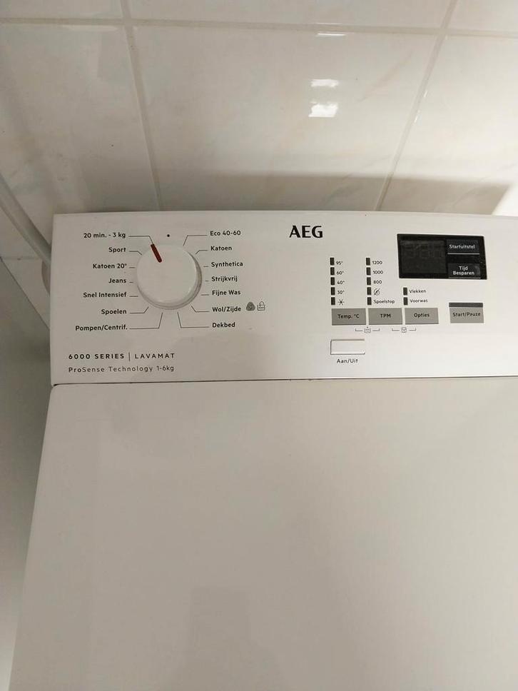 AEG Lavamat 6000 Bovenlader - Weinig Gebruikt!, Witgoed en Apparatuur, Wasmachines, Zo goed als nieuw, Bovenlader, 4 tot 6 kg