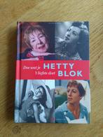 Boek over Hetty Blok met CD en DVD, Wat je het liefste doet., Nieuw, Verzenden