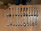 Theelepeltjes verzilverd 22 st tk, Antiek en Kunst, Antiek | Bestek, Ophalen of Verzenden