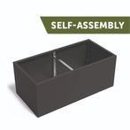 Gecoat stalen Plantenbak 200x100x80cm (4delig), 100 cm of meer, Verzenden, Nieuw, Metaal
