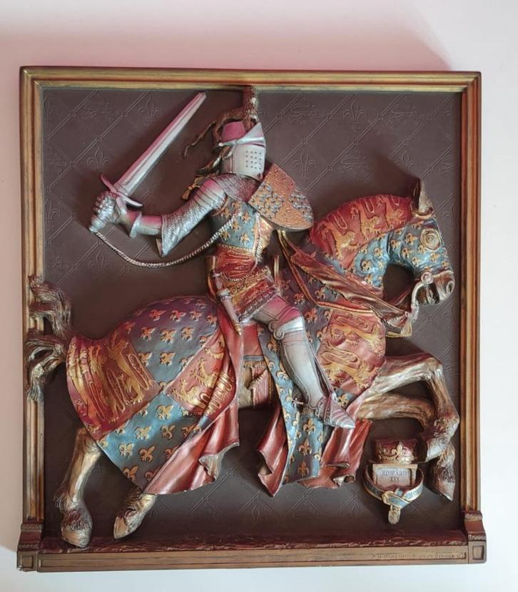 Plaquette Edward III, Antiek en Kunst, Antiek | Koper en Brons, Ophalen