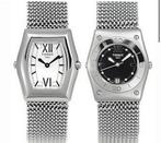 Tissot T-Win reverso Rare vintage 90’s dames horloge, Overige merken, Staal, Gebruikt, Staal