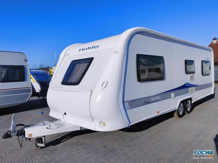 Hobby Excelsior 610 UL Mover 2 Enkele Bedden Zit, Caravans en Kamperen, Caravans, Bedrijf, tot en met 4, 1250 - 1500 kg, Rondzit