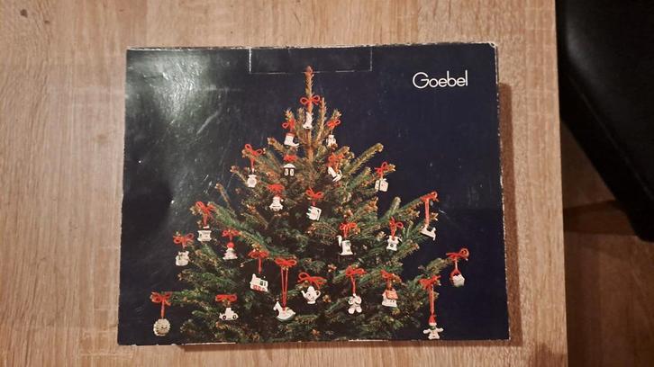 Set van 6 Goebel kerstboom hangers., Diversen, Kerst, Nieuw, Ophalen of Verzenden
