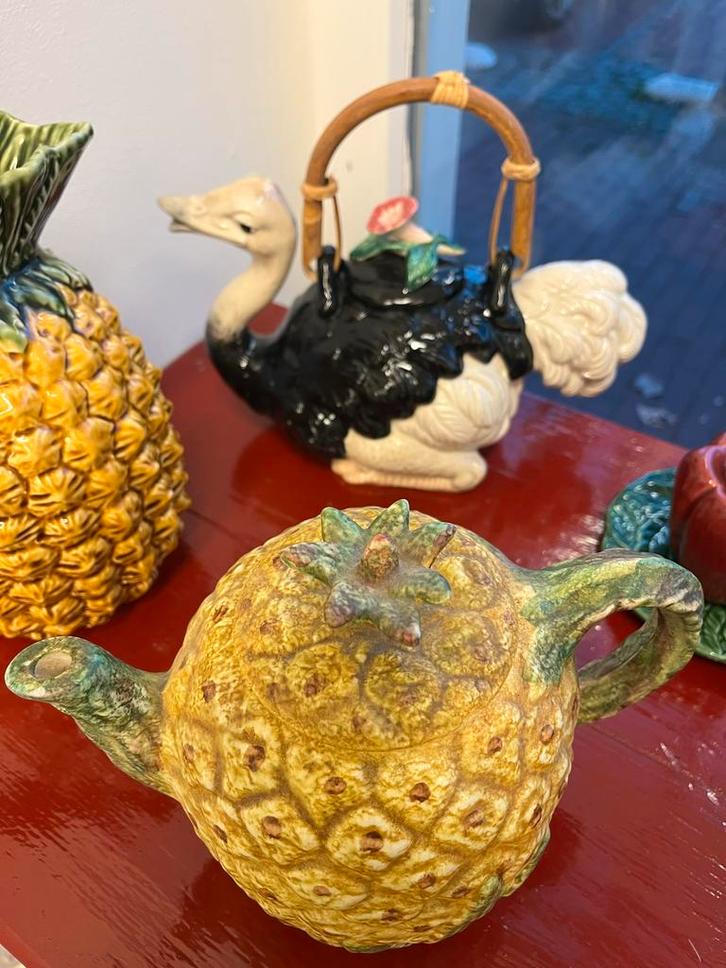 Vintage Ananas Servies, Antiek en Kunst, Antiek | Keramiek en Aardewerk, Verzenden