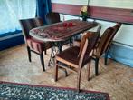 Sfeervolle compacte set tafel met 4 stoelen, Ophalen