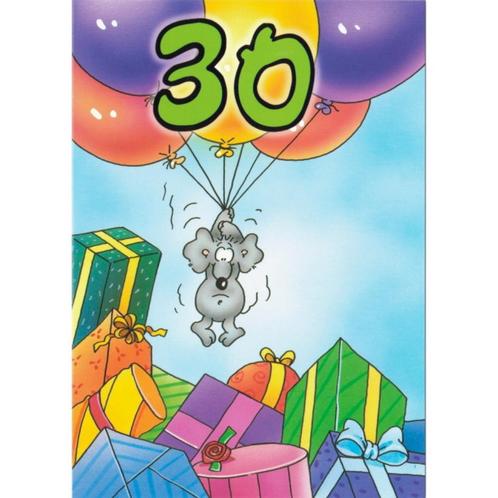 Verjaardagskaart 30 - muis bij Stichting Superwens!, Diversen, Wenskaarten, Nieuw, Ophalen of Verzenden