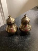 Schattig messing peper en zout stelletje, vintage, Ophalen of Verzenden