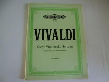 Vivaldi Sechs Violincello Sonaten Bladmuziek beschikbaar voor biedingen
