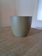 Bloempot voor binnen groen, Tuin en Terras, Bloempotten, Ophalen, Rond, Binnen, Zo goed als nieuw