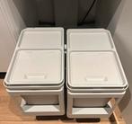 2x IKEA Hallbar prullenbakken met schuifsysteem ongebruikt, Huis en Inrichting, Ophalen, Kunststof, Minder dan 50 cm, 20 tot 30 liter
