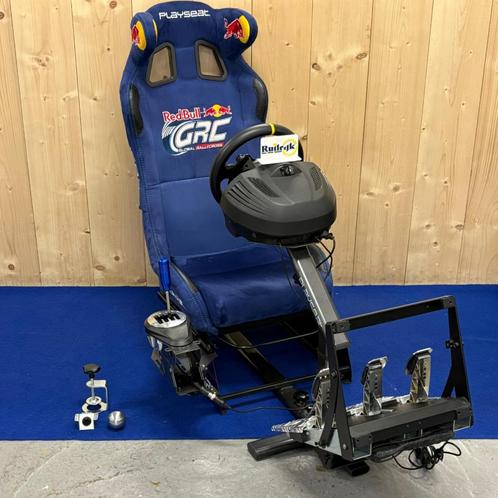 Red Bull Playseat race stoel set pedalen stuur en schakel, Spelcomputers en Games, Spelcomputers | Overige, Zo goed als nieuw