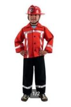 Brandweer + helm outfit mt 140, Kinderen en Baby's, Carnavalskleding en Verkleedspullen, Ophalen of Verzenden, Nieuw, 134 t/m 140