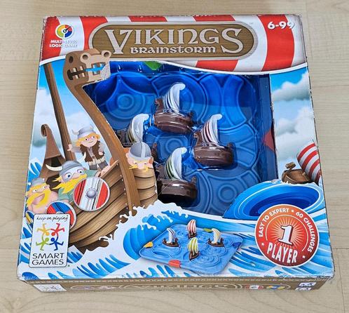 Puzzelspel - Vikings Brainstorm (Smart Games), Hobby en Vrije tijd, Gezelschapsspellen | Bordspellen, Zo goed als nieuw, Een of twee spelers