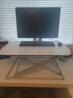 Zit-sta verhoger bureau - 80x56cm - Ergonomisch, Huis en Inrichting, Bureaus, Ophalen of Verzenden, Zo goed als nieuw
