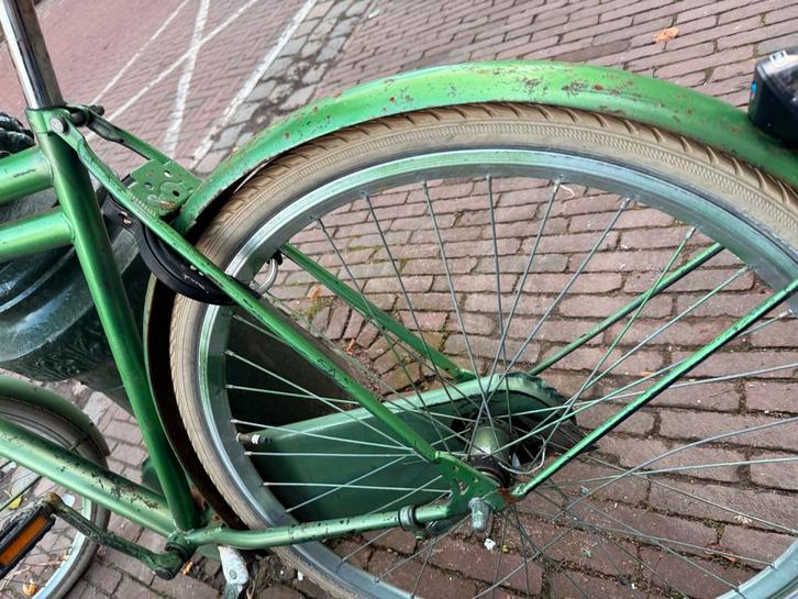 Groene Stadsfiets - Opknapper, Fietsen en Brommers, Fietsen | Dames | Omafietsen, Gebruikt, 53 tot 56 cm, Handrem, Ophalen of Verzenden