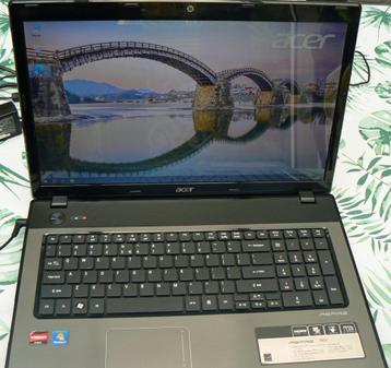 Acer Aspire 7551 laptop defect voor onderdelen of reparatie beschikbaar voor biedingen