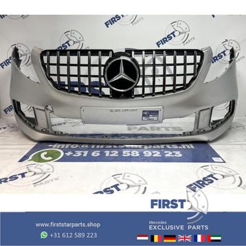 W447 V KLASSE FACELIFT VOORBUMPER + GT GRIL GRIJS ORIGINEEL  beschikbaar voor biedingen