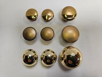 3x3 meubelknop messing beschikbaar voor biedingen