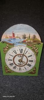 Friese staartklok uurwerkset kantoortje antiek, Ophalen of Verzenden