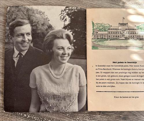 Feestcahier - schoolschrift over Koningshuis, Verzamelen, Koninklijk Huis en Royalty, Tijdschrift of Boek, Ophalen of Verzenden