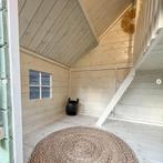 Speelhuisje buiten | Op voorraad | 16mm dikke wanden | Leeuw, Groenestraat 34, 6669DS Dodewaard, Mail@wellestuinhout.nl, Nieuw