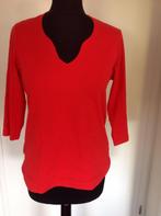 Rood shirt met halflange mouwen, Kleding | Dames, Maat 42/44 (L), Ophalen of Verzenden, Zo goed als nieuw, Manguun
