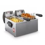 Fritel FR 1850 DUO Duo Koude Zone Friteuse 2x2200W/2x3L, Witgoed en Apparatuur, Frituurpannen, Nieuw, Ophalen of Verzenden, 4 liter of meer