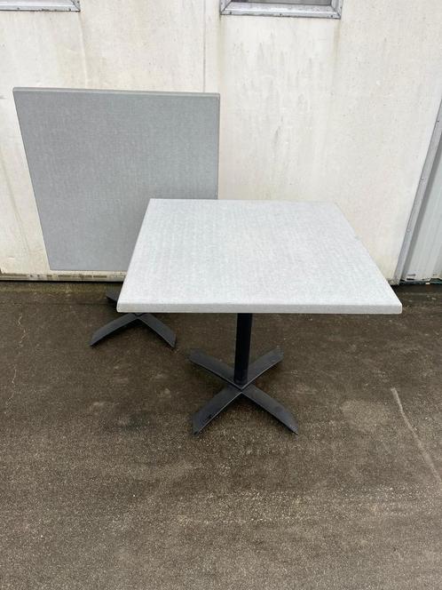 4 stuks horeca bistro terras tafels 80x80 cm inklapbaar, Tuin en Terras, Tuinmeubel-accessoires, Zo goed als nieuw, Ophalen