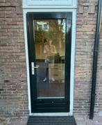 Te koop: Mooie buitendeuren en ramen (glas in lood), Ophalen, Gebruikt, 80 tot 100 cm, Buitendeur