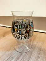 Duvel glas Denis meyers, Verzamelen, Biermerken, Ophalen of Verzenden