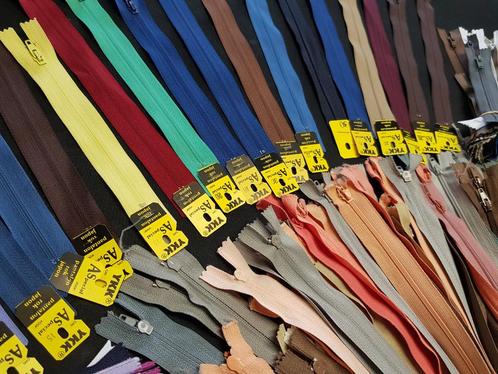 Ook deze partij nylon ritsen van klein tot langere maten, Hobby en Vrije tijd, Naaien en Fournituren, Nieuw, Rits of Sluiting